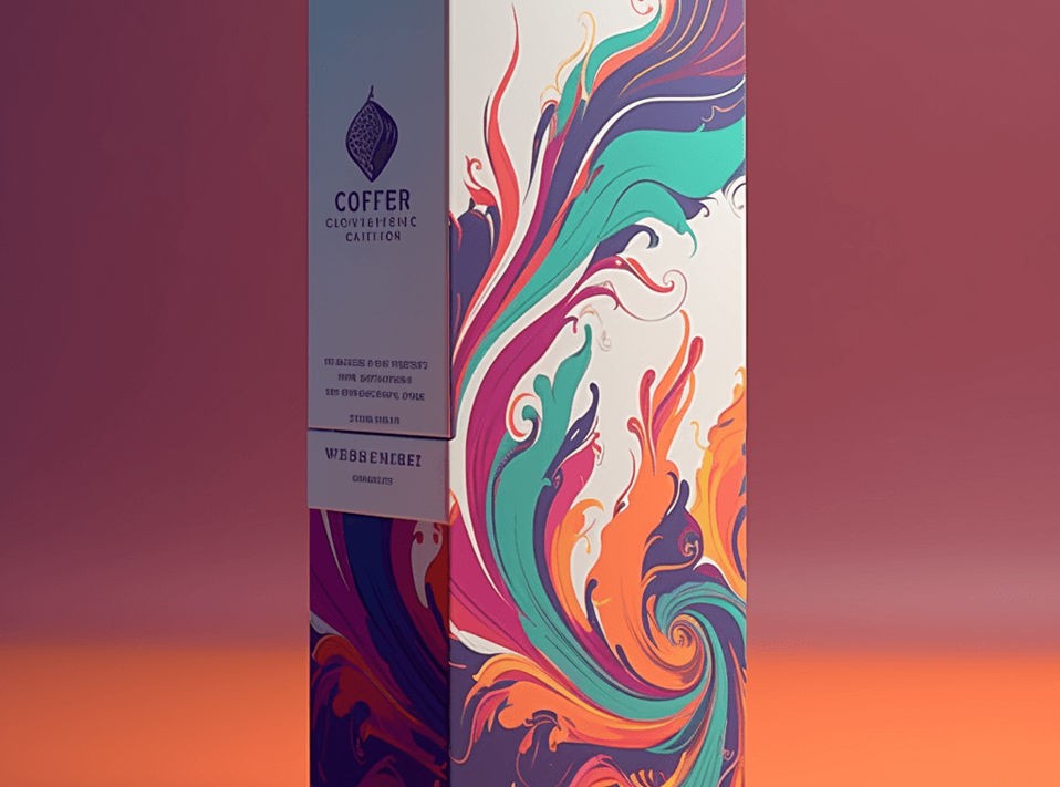 LeeSir Design an Flowing paints style vape packaging 8 Vape Packaging Design Trends: Elevate Your Brand
